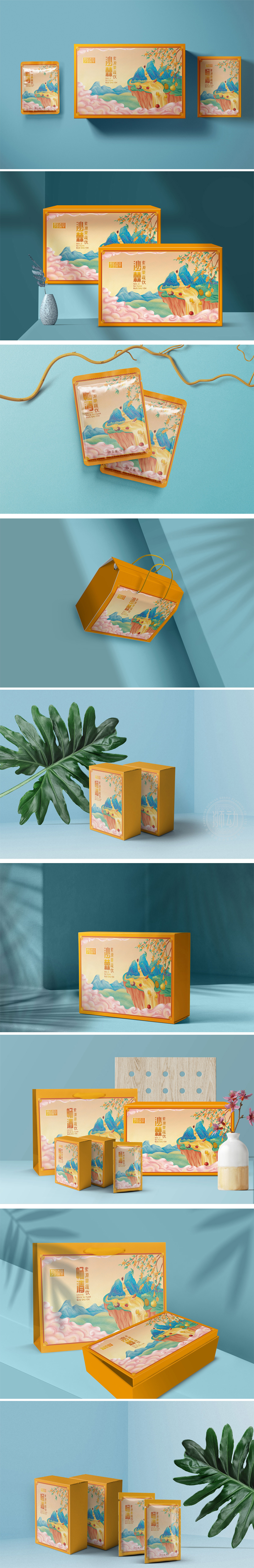 梦韵本草参杞黄精五黑粉草芹肽枫酸果蔬饮保健包装策划设计