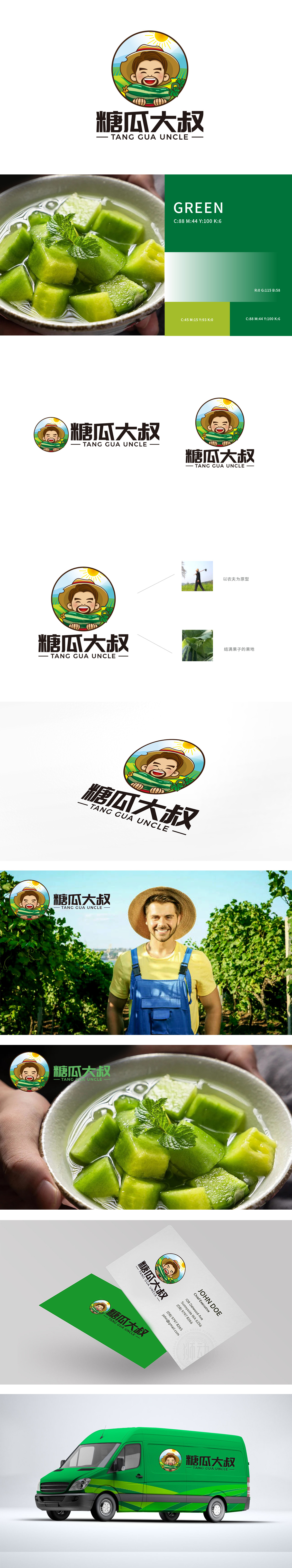 糖瓜大叔 生鲜/农产品 吉祥物设计