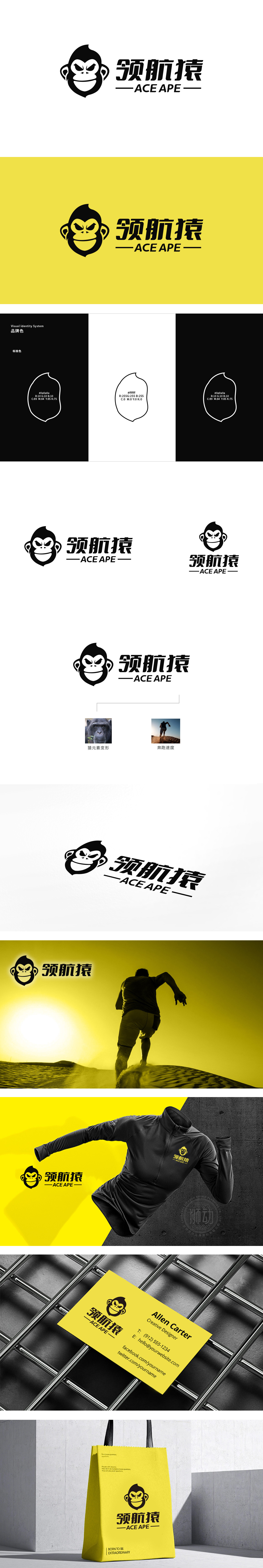 领航猿 体育/娱乐器具 LOGO设计