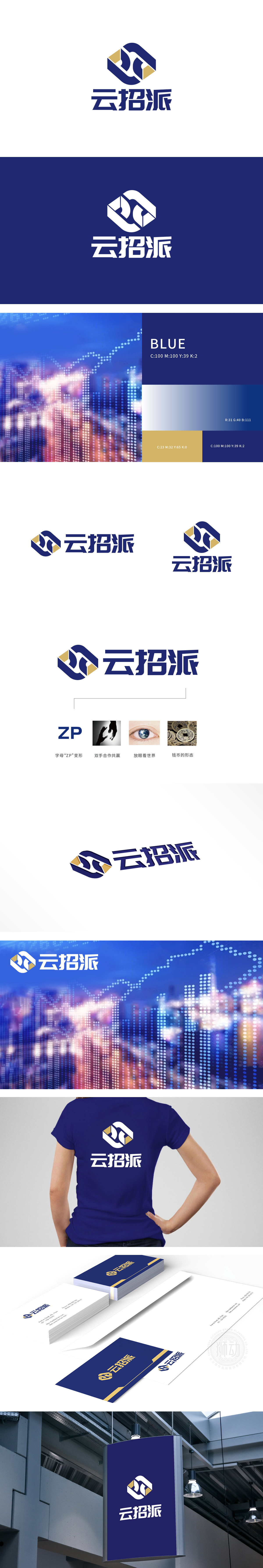 云招派 IT/软件/研发 LOGO设计
