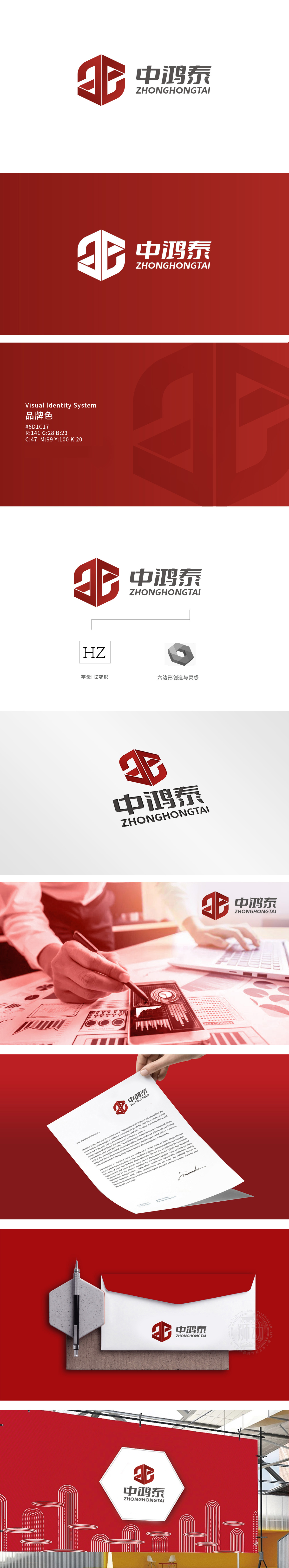 中鸿泰 商业咨询 LOGO设计