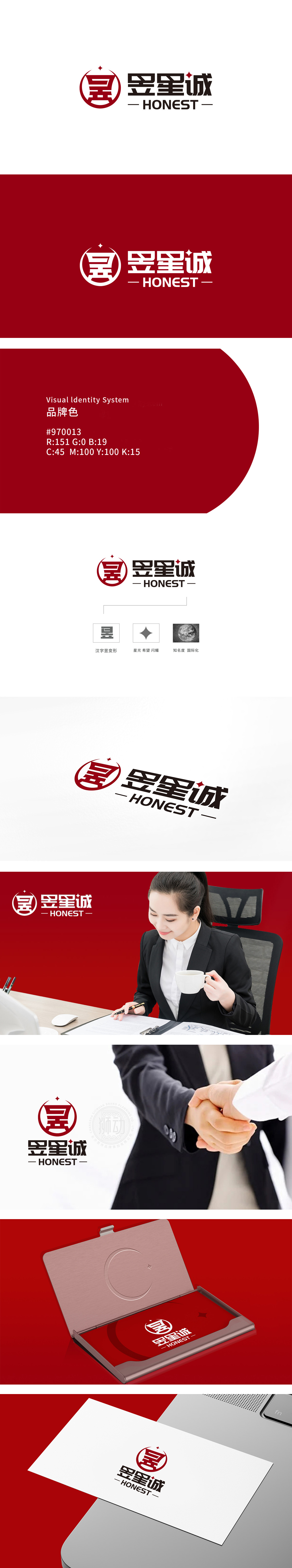 昱星诚 商业咨询 LOGO设计