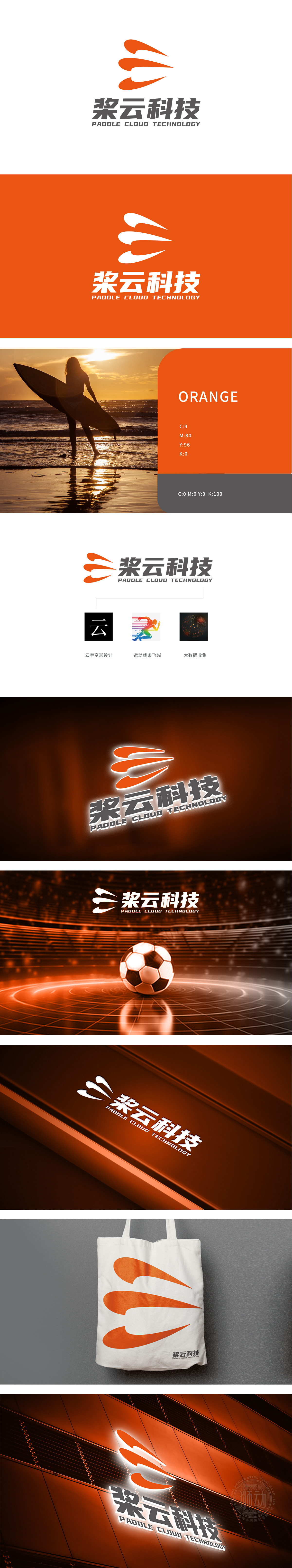 桨云科技 体育/娱乐器具 LOGO设计
