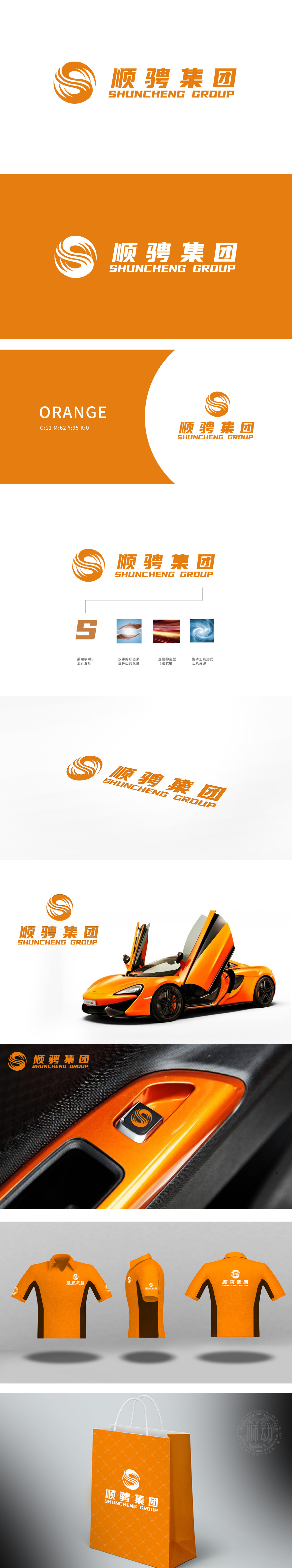 顺骋集团 综合型企业 LOGO设计