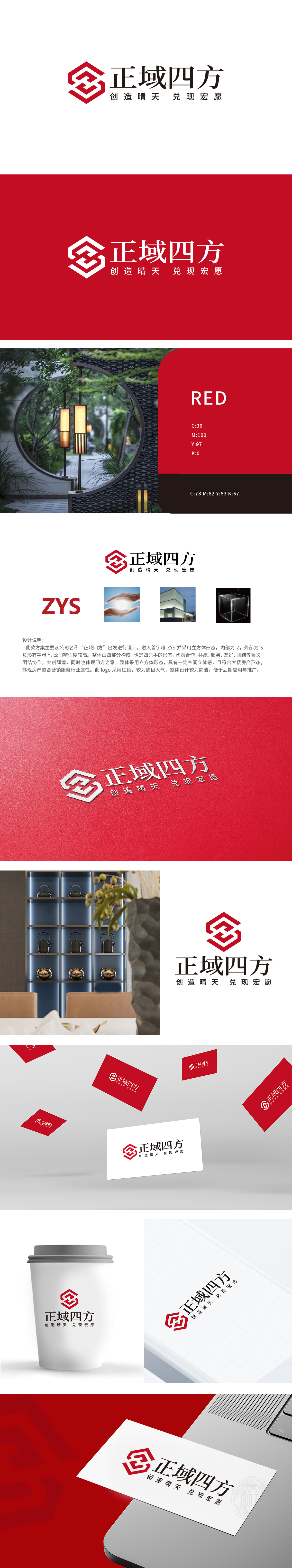 正域四方 房地产/物业 LOGO设计