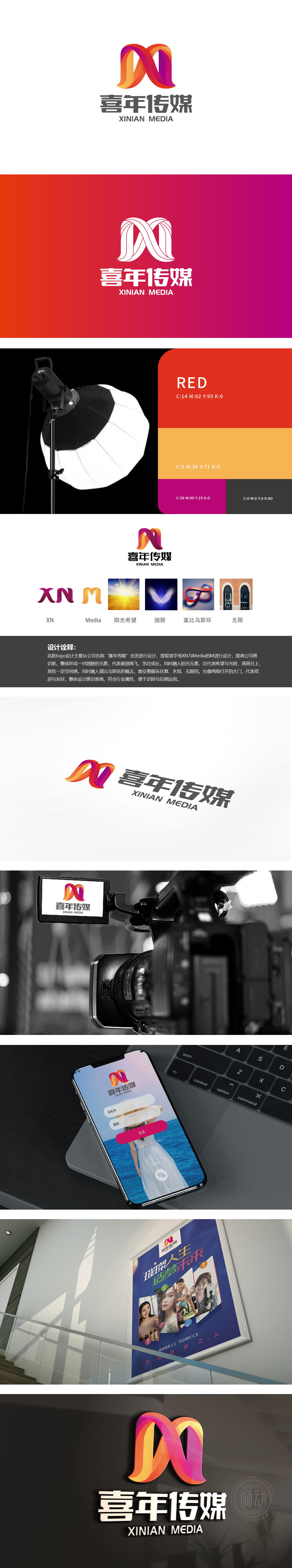 喜年文化传媒 娱乐/文化 LOGO设计