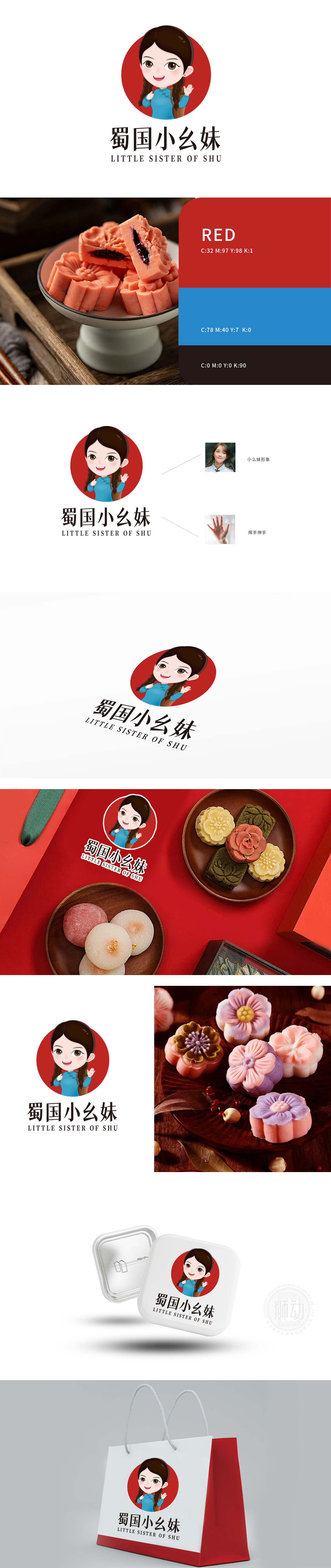 蜀国小幺妹 生鲜/农产品 吉祥物设计