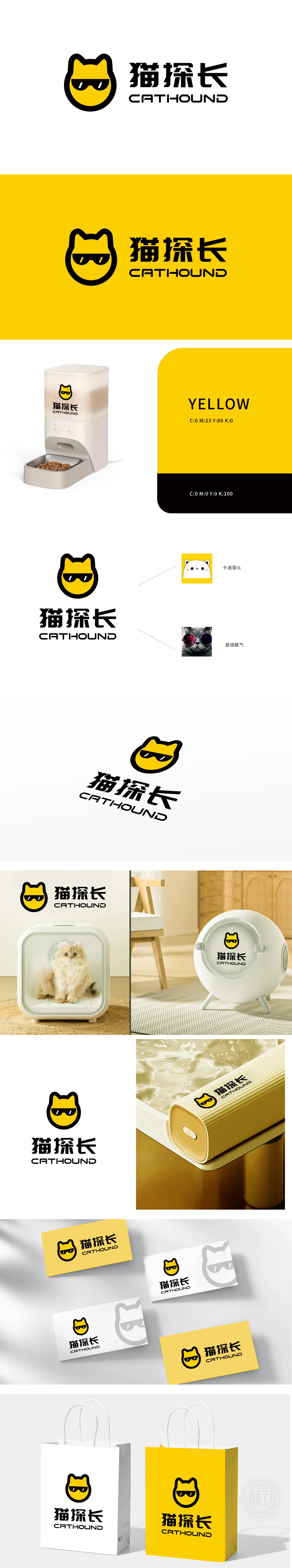 猫探长 电子/家电产品 LOGO设计