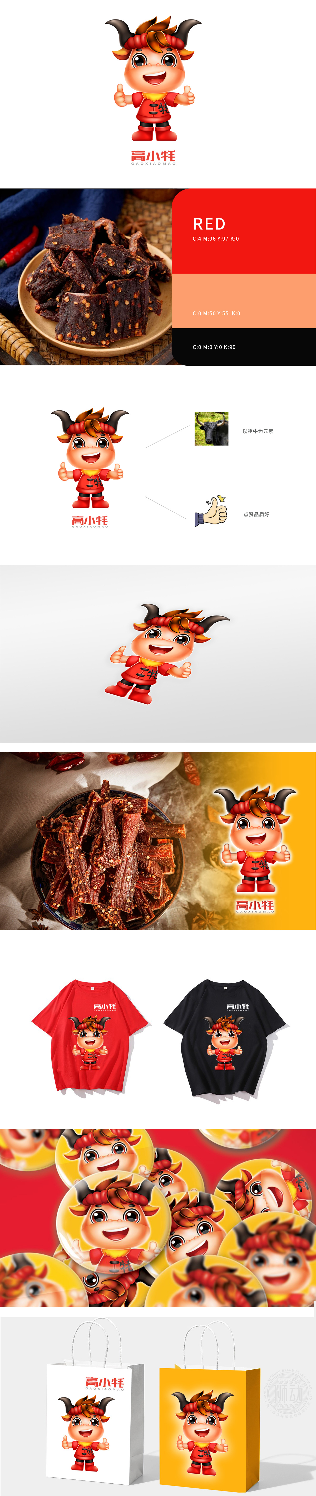 高小牦 食品/饮品 吉祥物设计