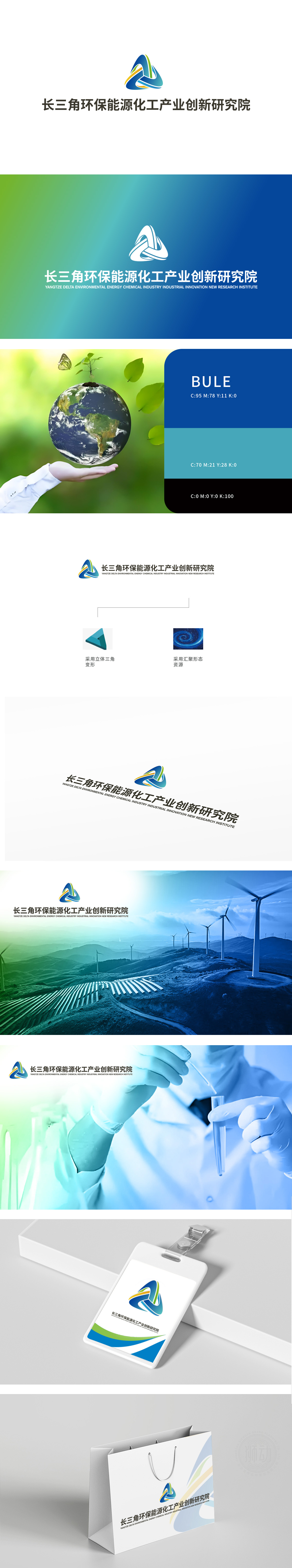 长三角(宁夏)产研院 环境/环保 LOGO设计