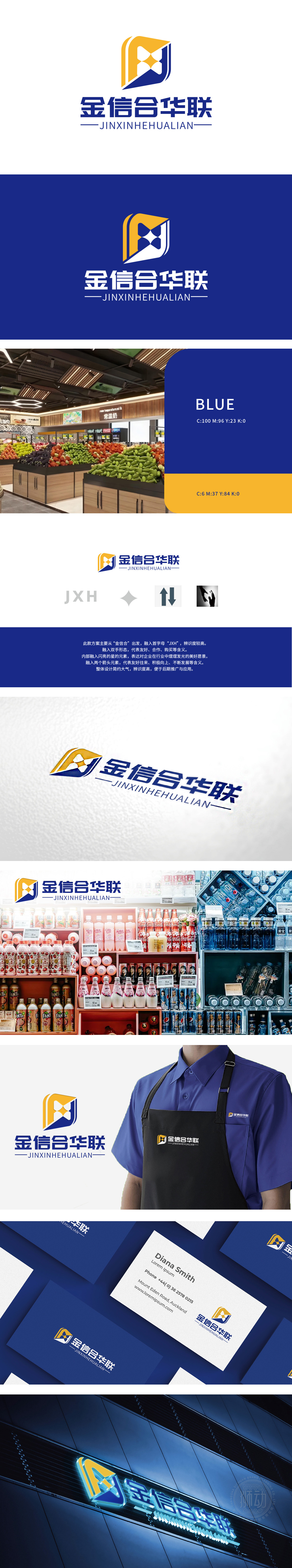 金信合 百货商超 LOGO设计