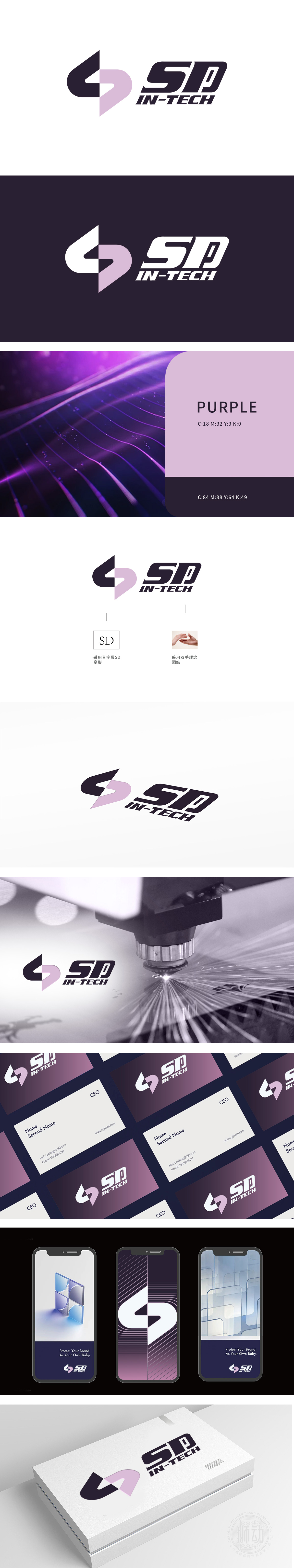 镓显 电子/家电产品 LOGO设计