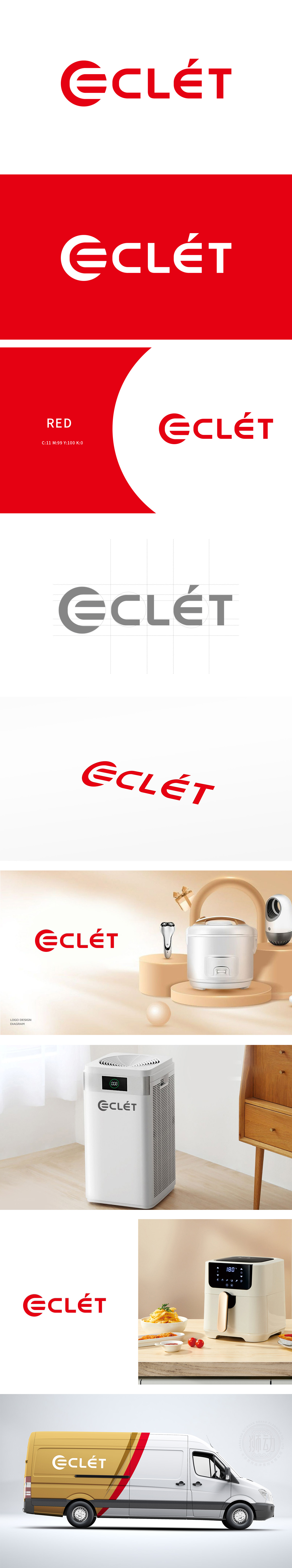 Eclét 电子/家电产品 LOGO设计