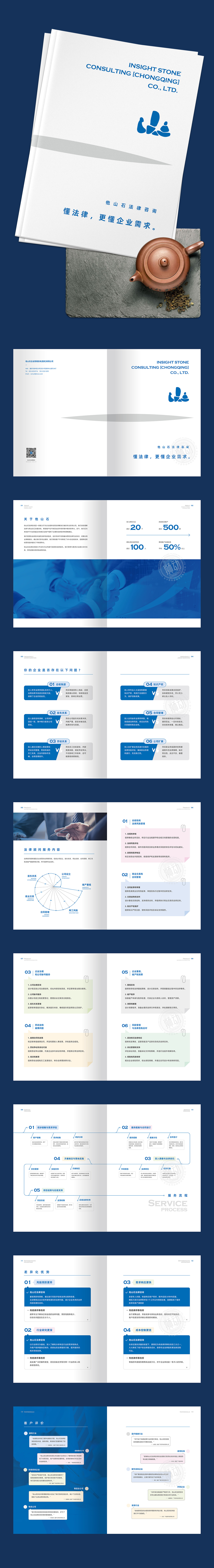 法律咨询管理公司宣传画册