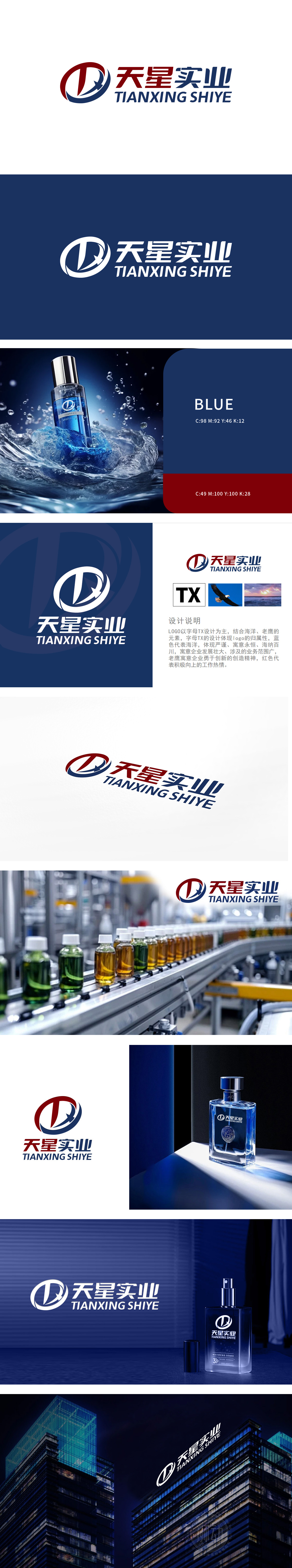 天星 综合型企业 LOGO设计