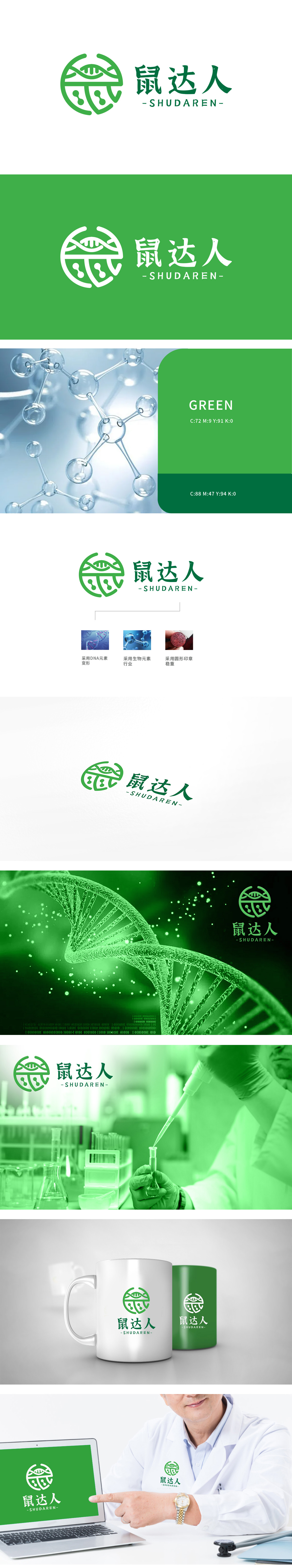 鼠达人 化工/能源 LOGO设计