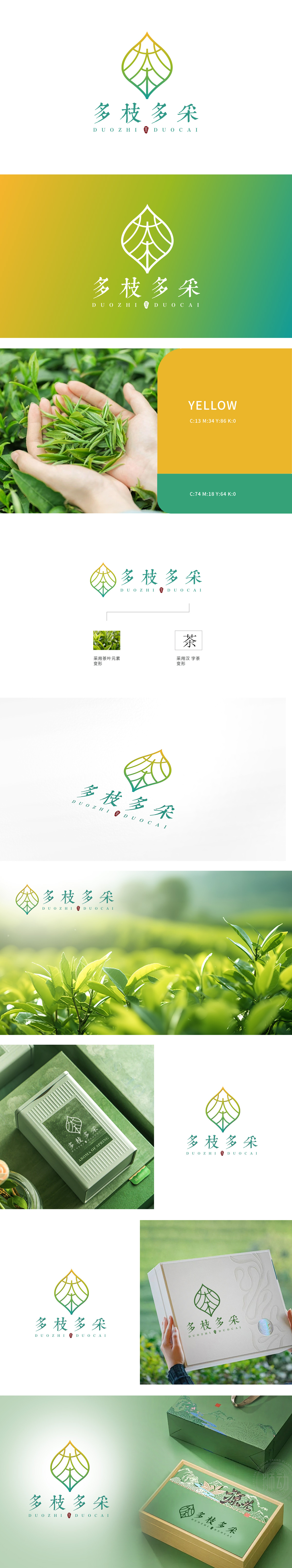 多枝多采 食品/饮品 LOGO设计