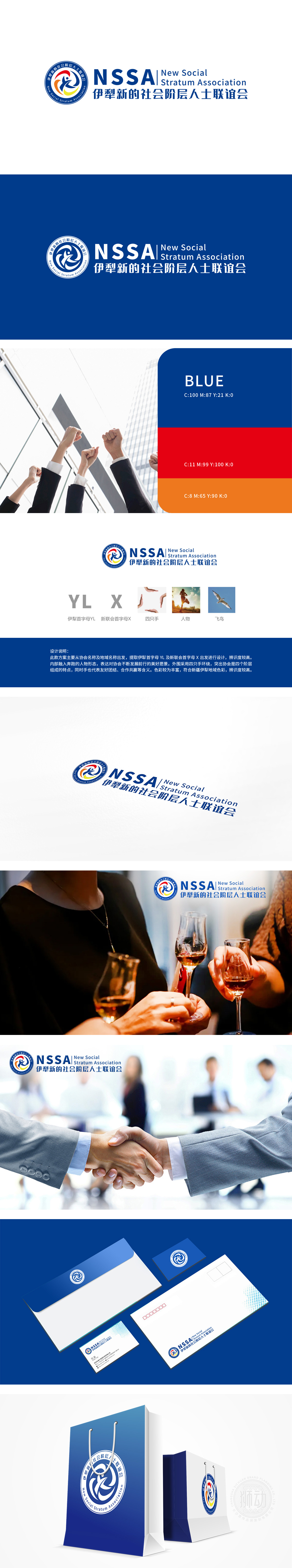 伊犁新联会 政府/公益组织 LOGO设计