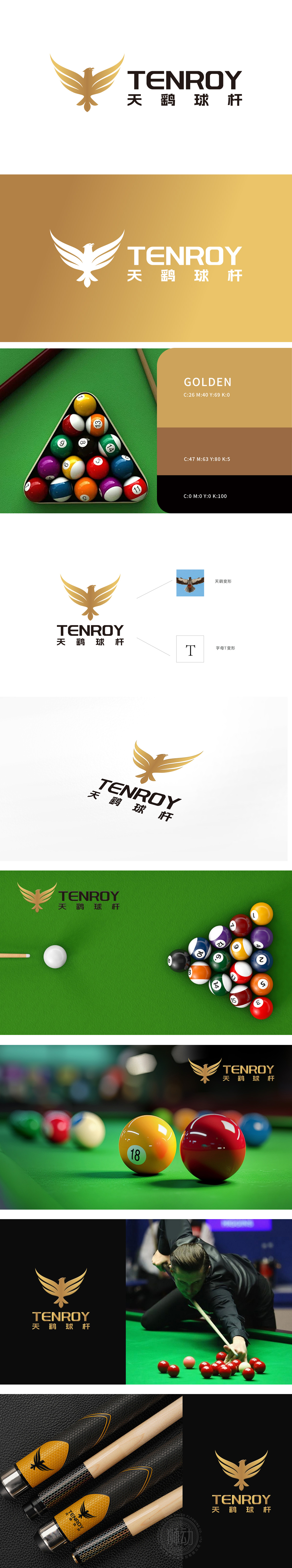 天鹞球杆 体育/娱乐器具 LOGO设计