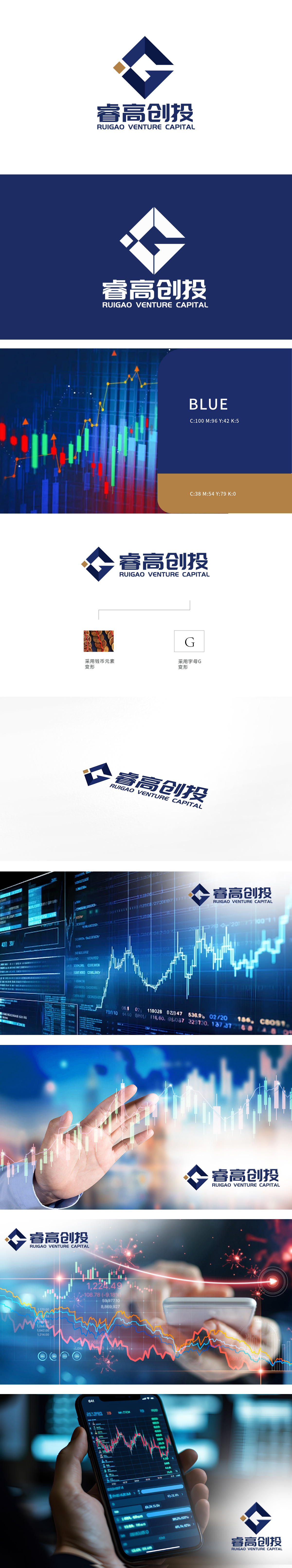 睿高 金融财务 LOGO设计