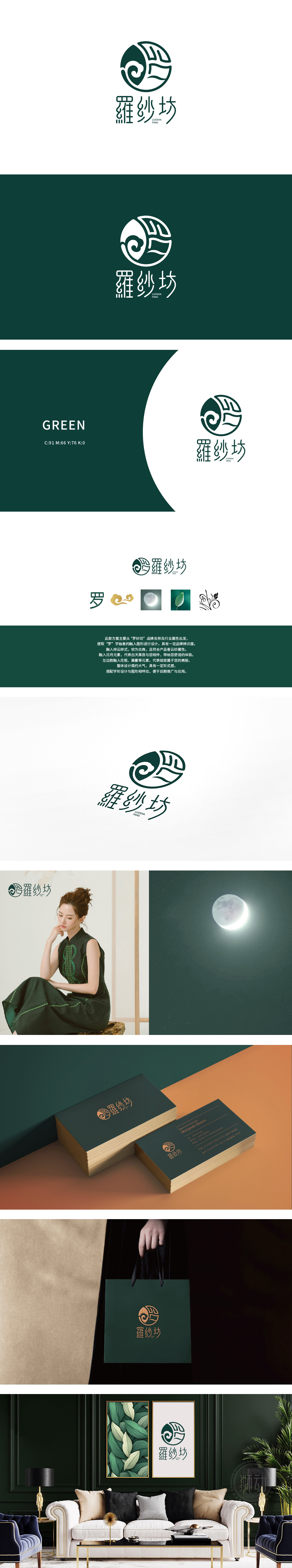 罗纱坊 服装/鞋帽/配饰 LOGO设计