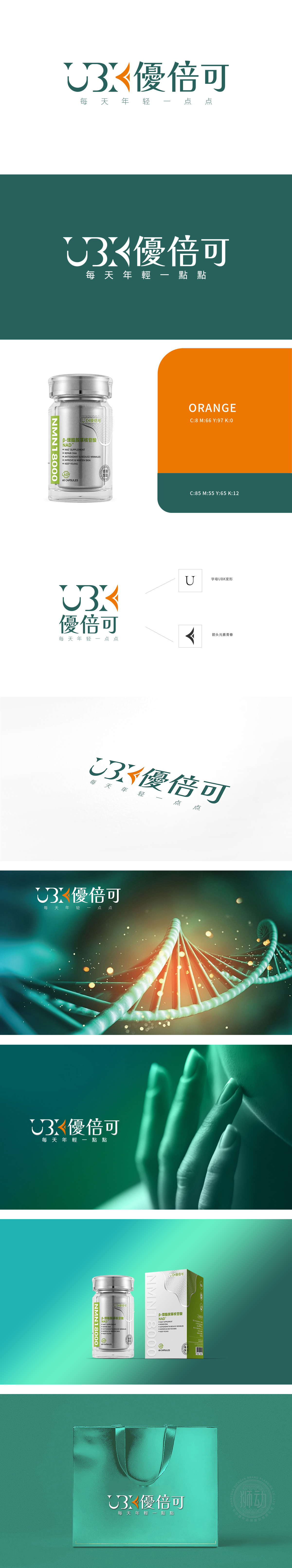 優倍可 保健品 LOGO设计