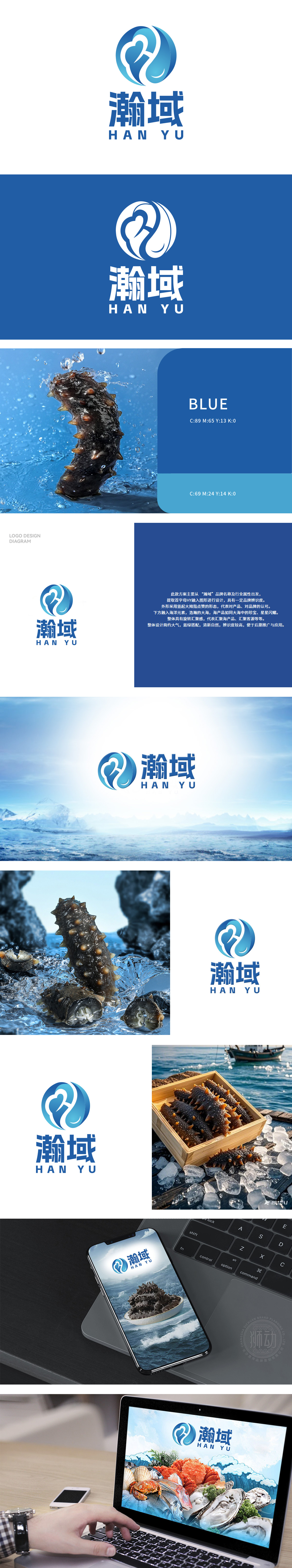 瀚域 食品 LOGO设计