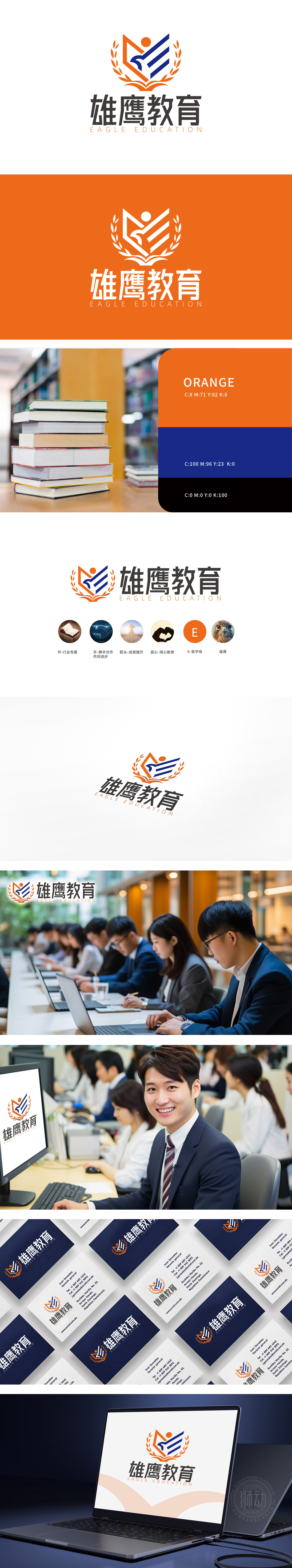 雄鹰教育 教育/培训 LOGO设计