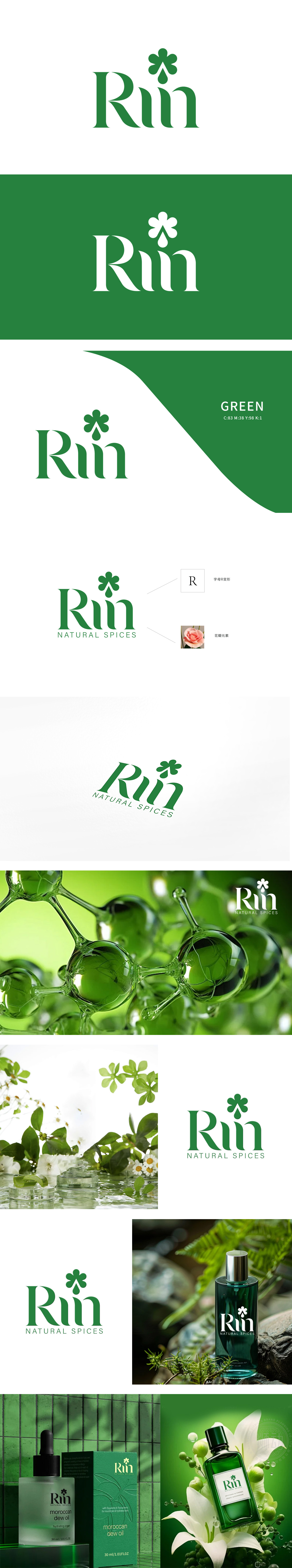 RUN 日化/日用 LOGO设计