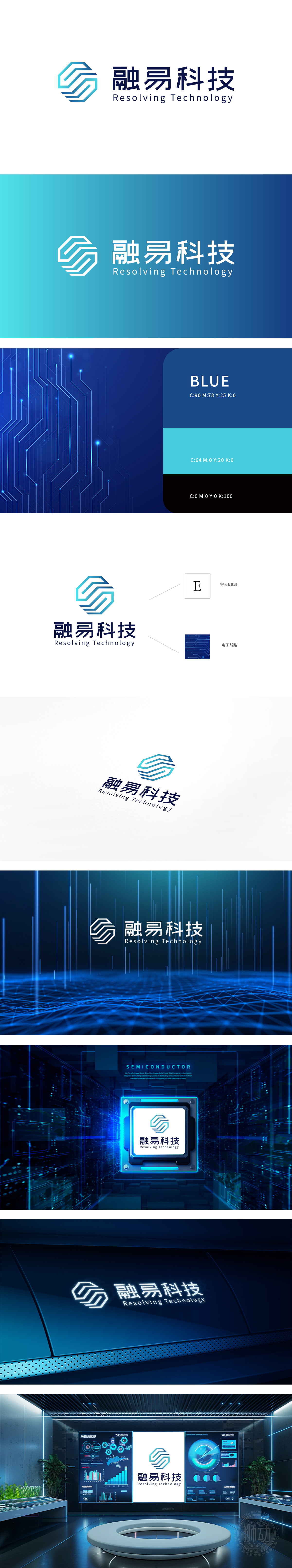 融易科技 IT/软件/研发 LOGO设计