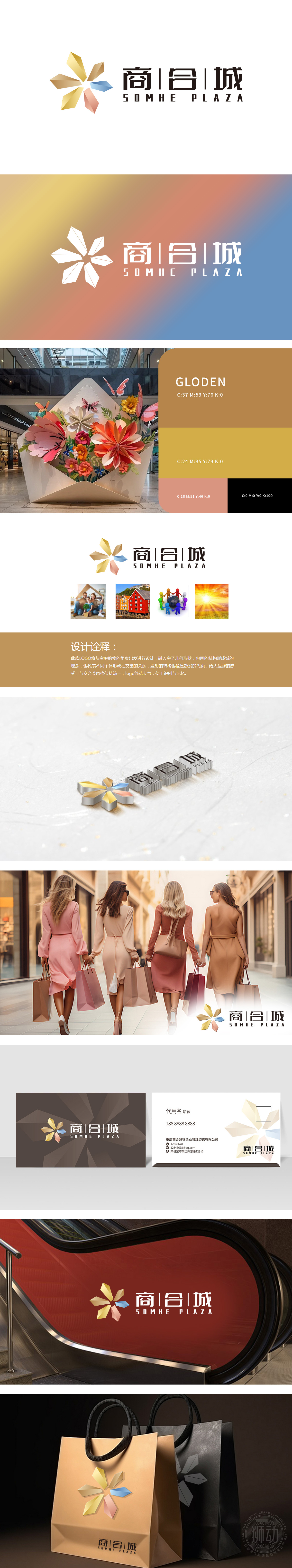 商合城 百货商超 LOGO设计