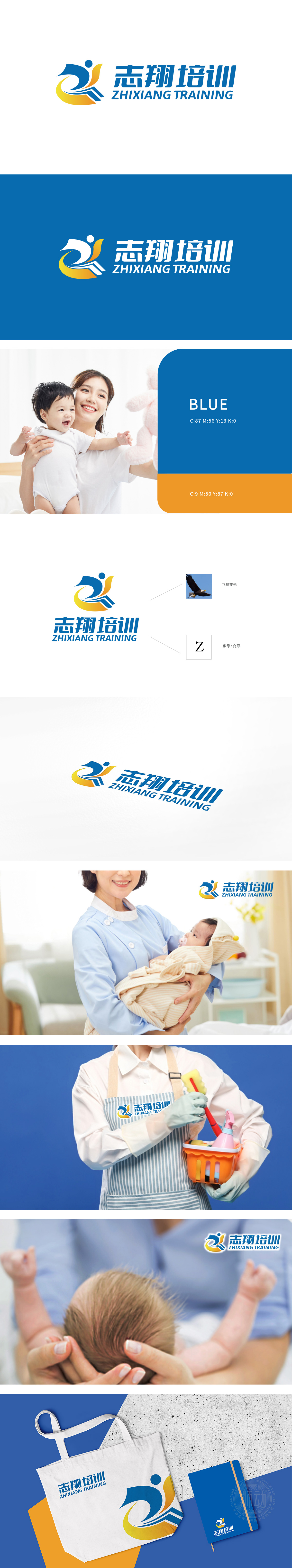 志翔培训 教育/培训 LOGO设计