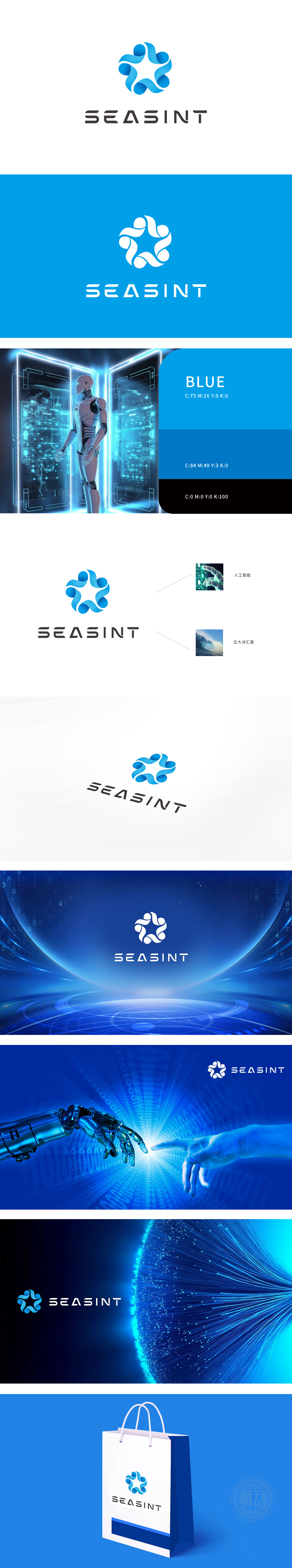 SEASINT LOGO设计