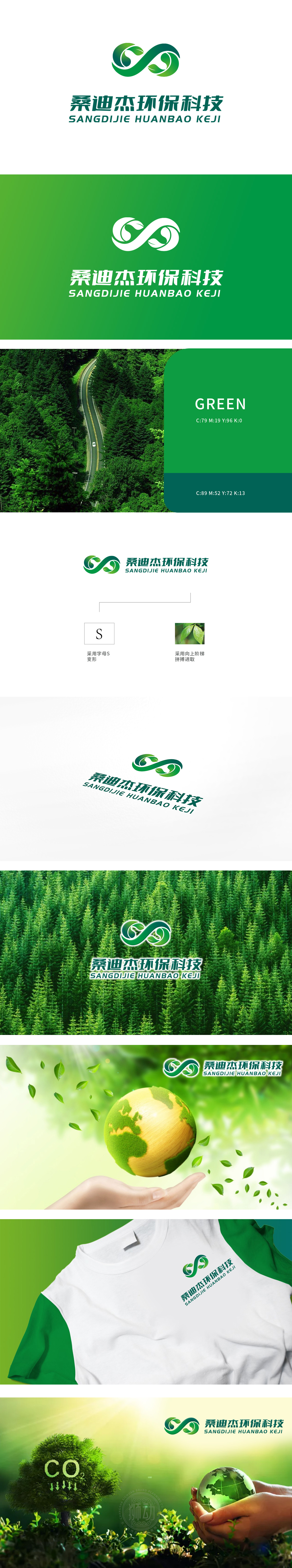 桑迪杰 化工能源环保 LOGO设计