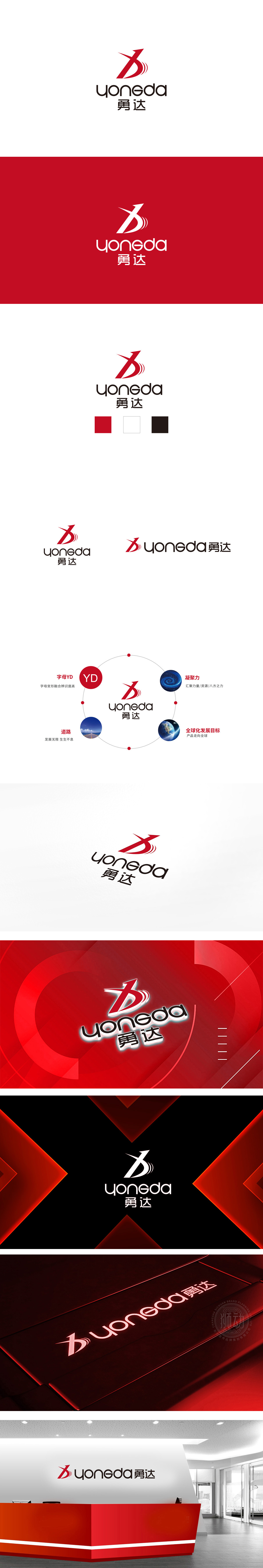 勇达 电子家电产品 LOGO设计