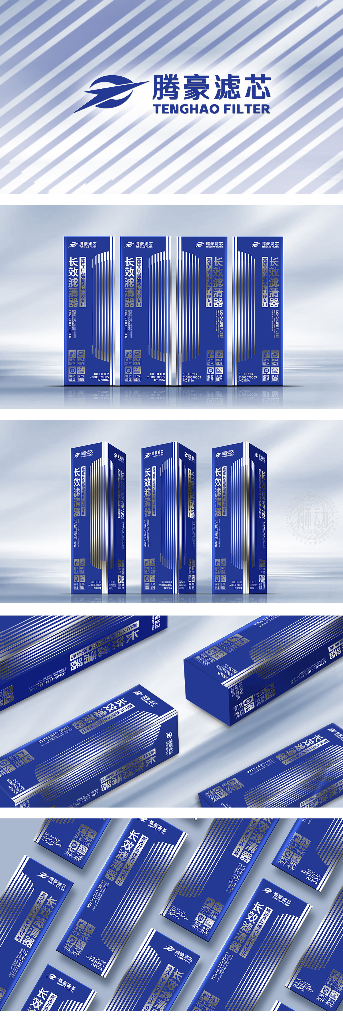 腾豪滤芯 包装设计