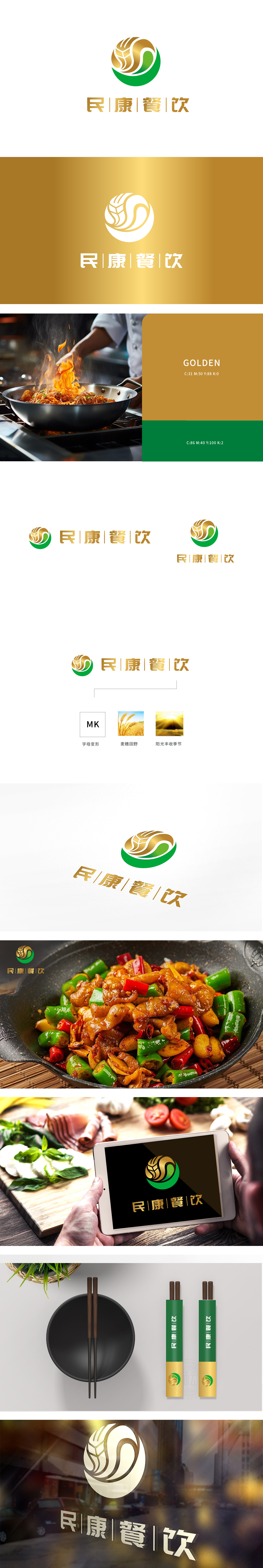 民康	餐饮	LOGO设计