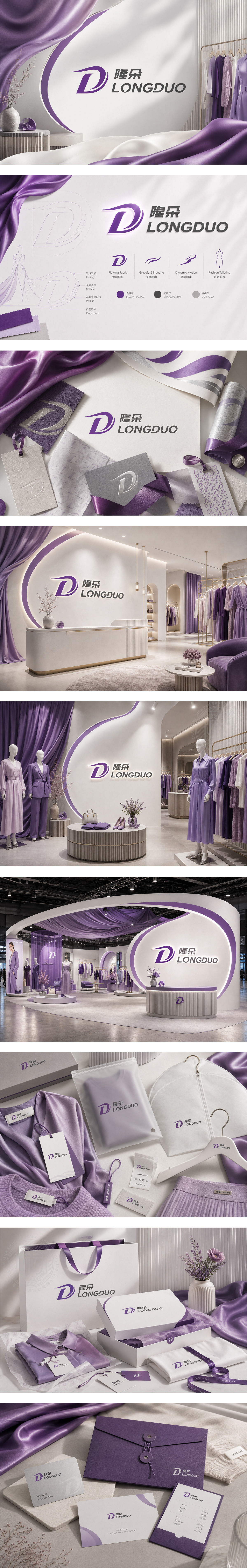 隆朵轻奢女装设计师品牌时尚成衣高端服饰零售优雅穿搭