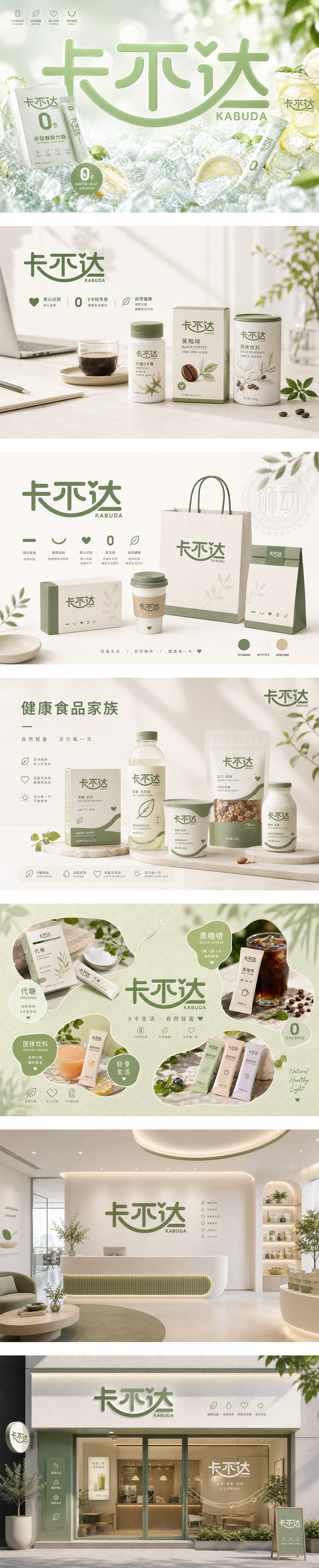 卡不达轻食代餐低卡饮品0糖0卡黑咖啡健康食品与饮品品牌