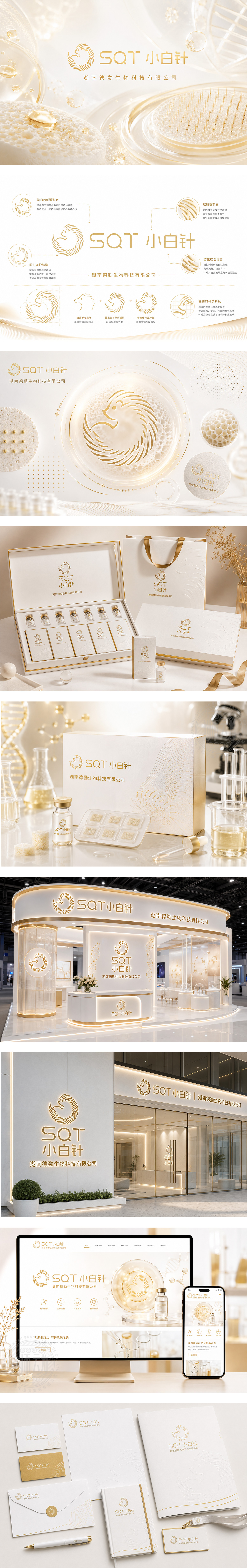 SQT小白针生物科技护肤医美级居家护理精准抗衰解决方案天然植萃融合科技