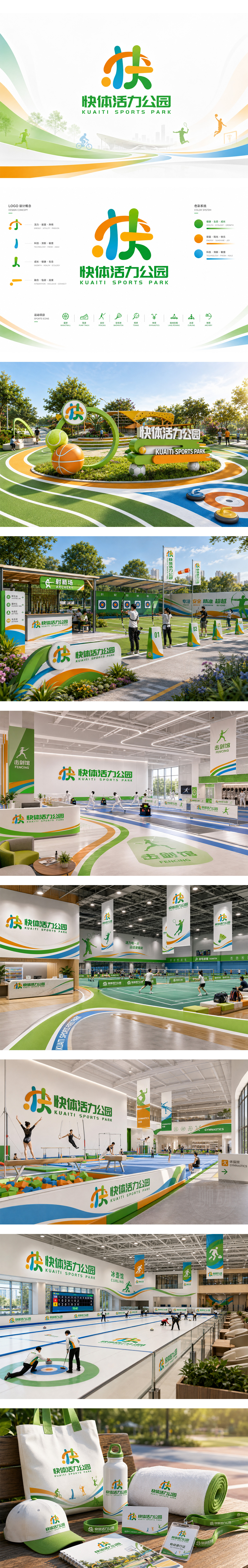 快体活力公园体育运动公园青少年体能运动馆综合运动场馆室内运动馆