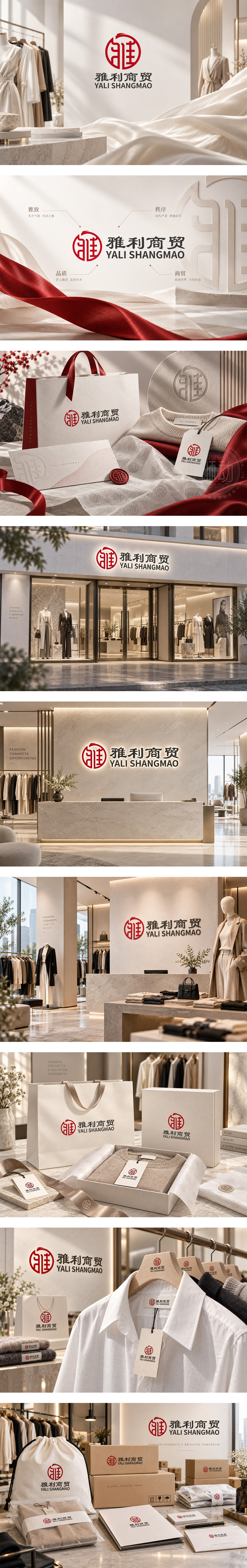 雅利商贸服装商贸时尚贸易品牌轻奢女装成衣零售高端服饰
