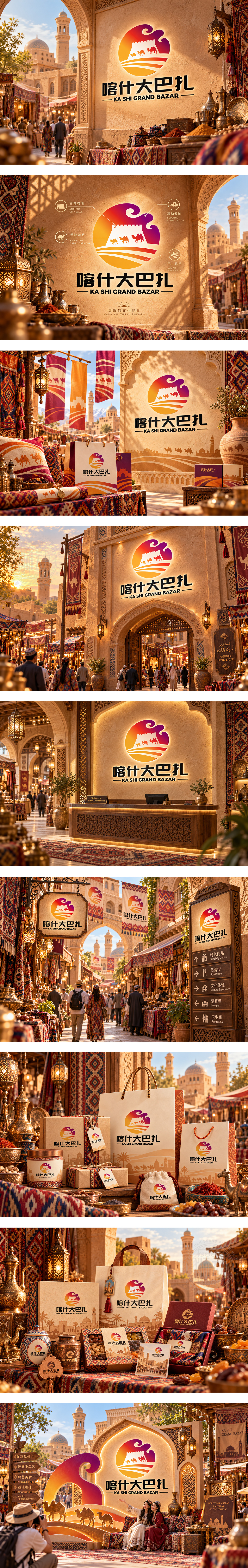 喀什大巴扎西域民族文旅文旅商业街区丝路民族集市民俗旅游目的地品牌