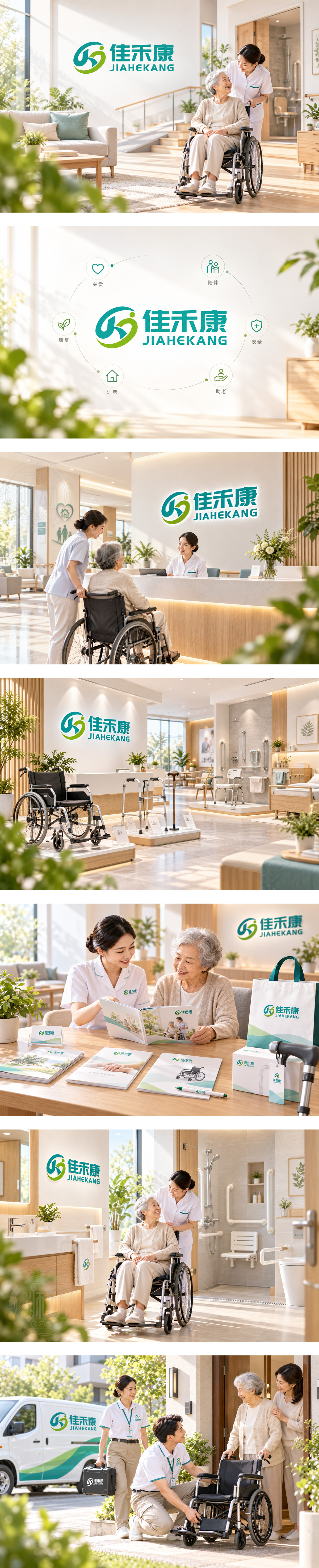 佳禾康养老康养医养护理康复银发服务适老化与康复辅具服务